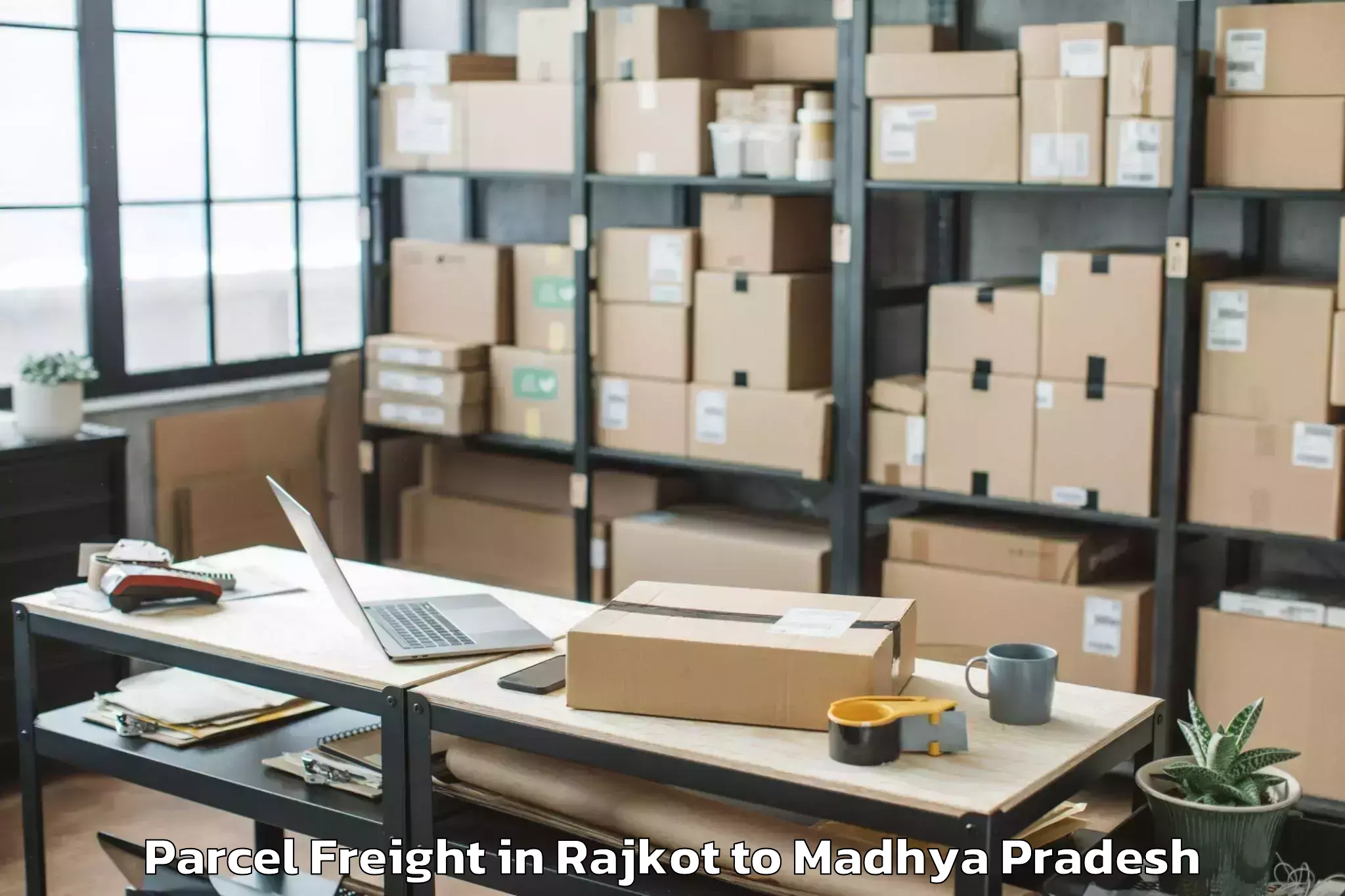 Quality Rajkot to Meghnagar Parcel Freight